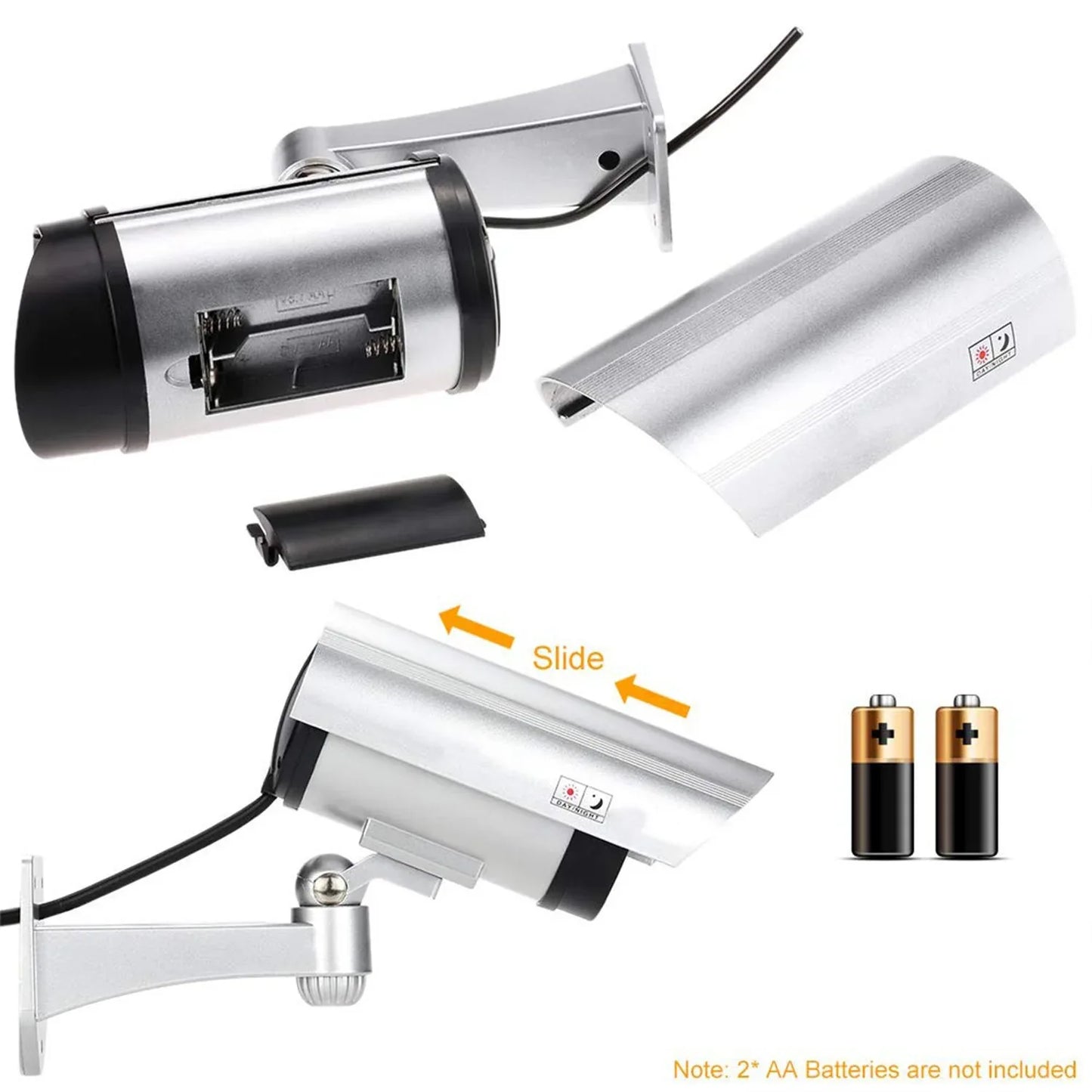 1481 Wireless Security Cctv False Outdoor Fake Dummy Piece Ir Camera - Zidbik