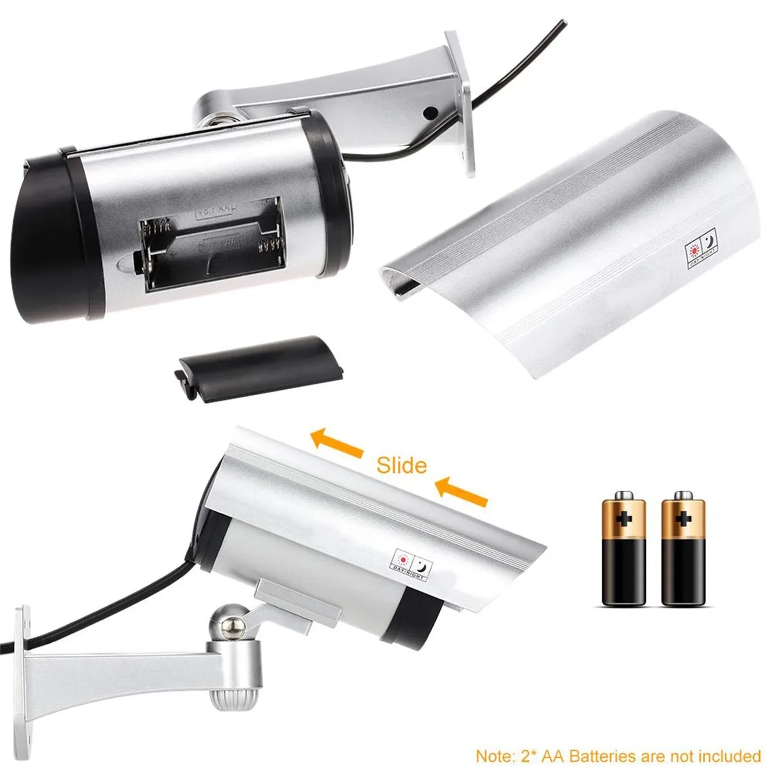 1481 Wireless Security Cctv False Outdoor Fake Dummy Piece Ir Camera - Zidbik