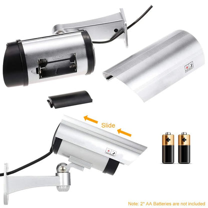 1481 Wireless Security Cctv False Outdoor Fake Dummy Piece Ir Camera - Zidbik