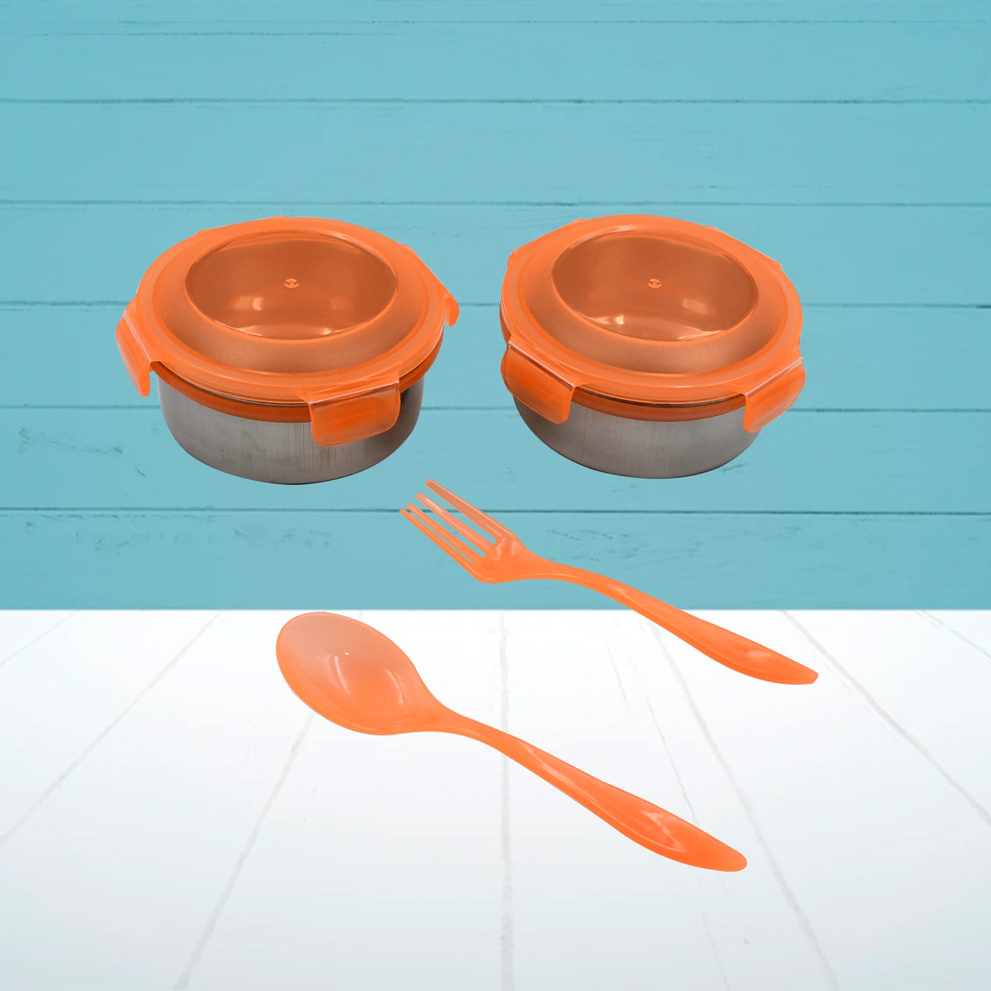 Airtight  Leak Proof Stainless Steel Container Multi Compartment Lunch Box Carry To All Type Lunch In Lunch Box  Premium Quality Lunch Box Ideal For Office  School Kids  Travelling Ideal (3 Different Lunch Box) - Zidbik