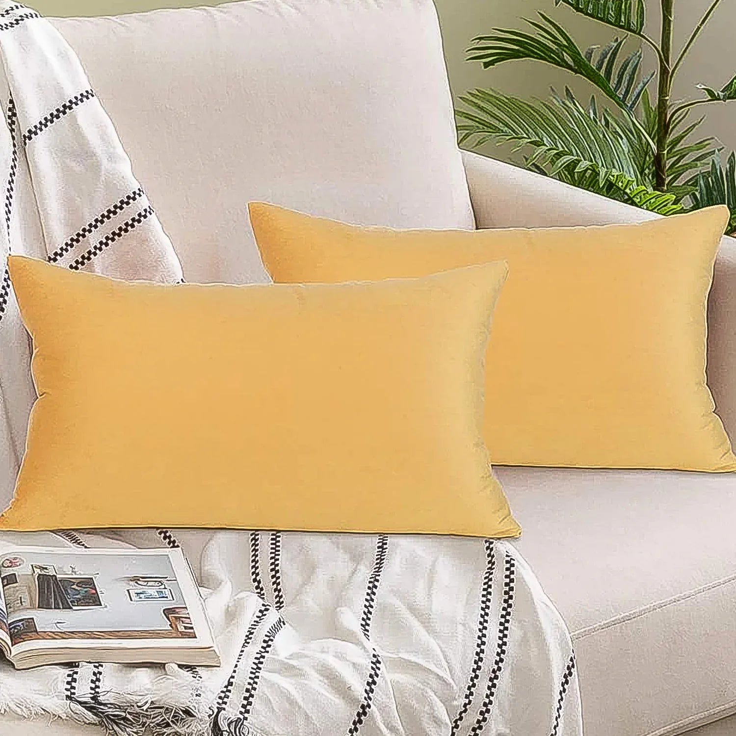 Pillow Covers Couch Pillows Cover Soft Pillow Covers (70 40 Cm 1 Pc) - Zidbik