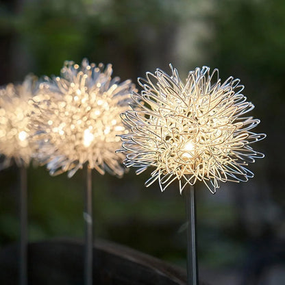 Solar Powered Dandelion Garden Lights (2 Pc) - Zidbik