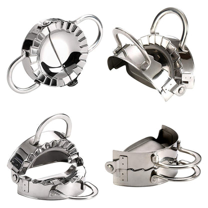 2219 Stainless Steel Dumpling Maker Dough Cutter Pie Mold Tool. - Zidbik