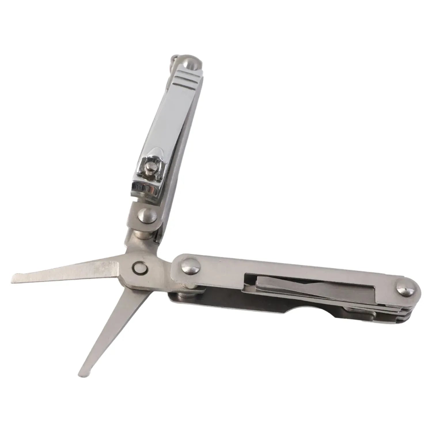 Stainless Steel 8-in-1 Multipurpose Pocket Tool Kit - Zidbik
