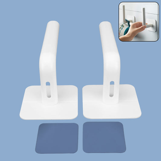 Multipurpose Shelf Organizer Hanging Storage Rack (2 Pc Set With 2 Adhesive Hook) - Zidbik