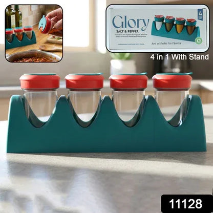 4-in-1 Multipurpose Spice Shaker Set (1 Set) - Zidbik