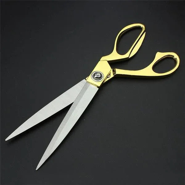 0560 Gold Plated Professional Cloth Cutting Scissor - Zidbik