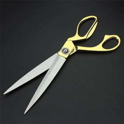 0560 Gold Plated Professional Cloth Cutting Scissor - Zidbik