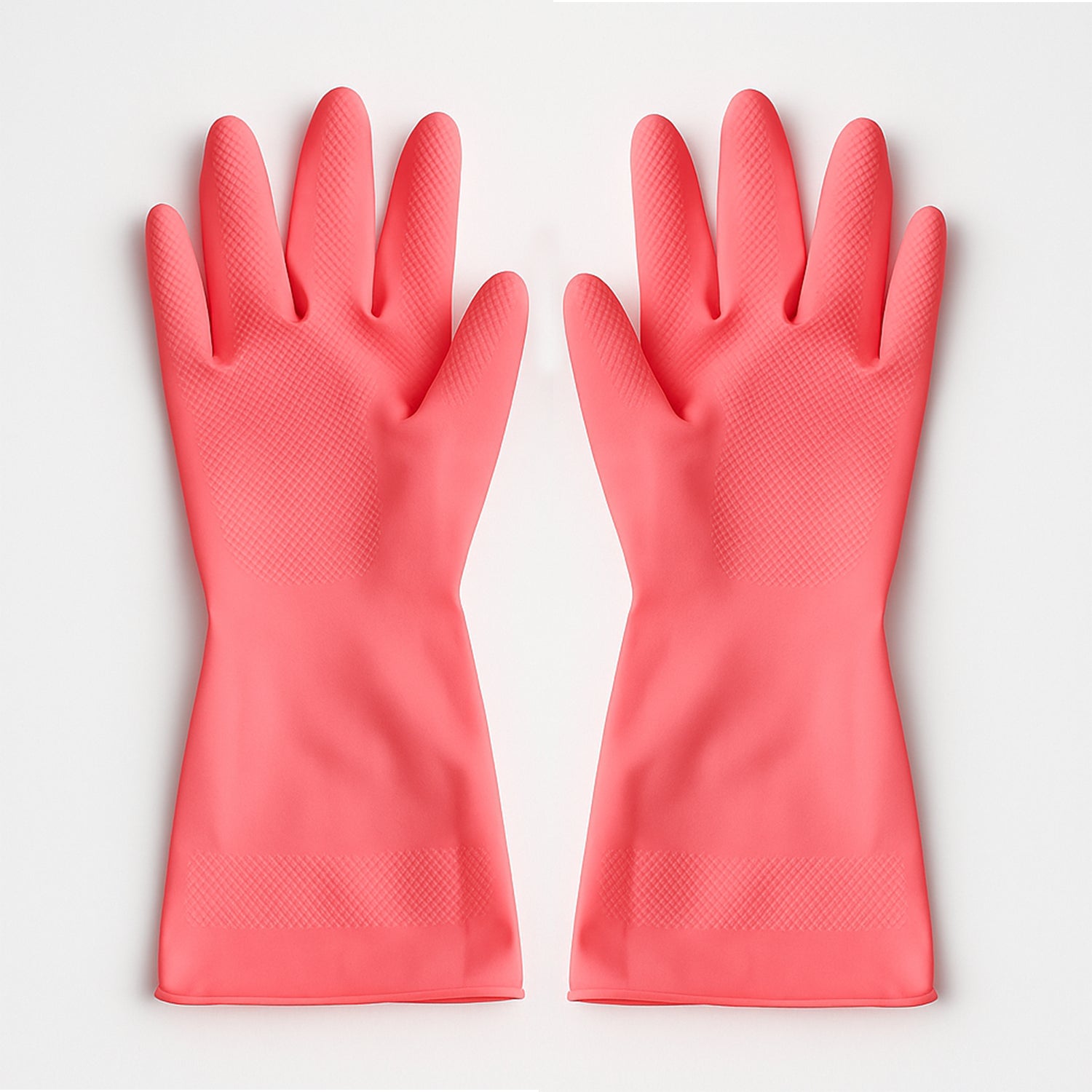 Reusable Waterproof Household Cleaning Gloves (45gm  1 Pair) - Zidbik