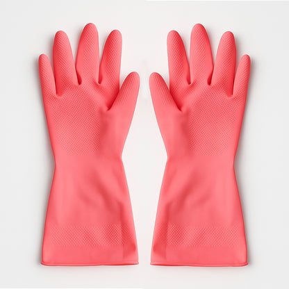 Reusable Waterproof Household Cleaning Gloves (45gm  1 Pair) - Zidbik