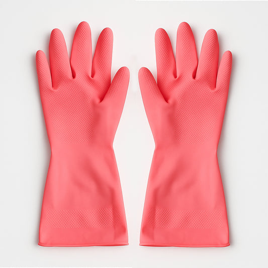 Reusable Waterproof Household Cleaning Gloves (45gm  1 Pair) - Zidbik
