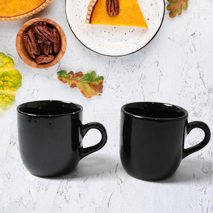 8229 Play Station Ceramic Tea  Cups  Mug Set With Handle Serving Bowl Milk Cup Coffee Cup Tea Cup Breakfast Cup Drinking Mug Or Outdoor For Household Gift For Birthday Wedding Party (4 Pcs Set) - Zidbik