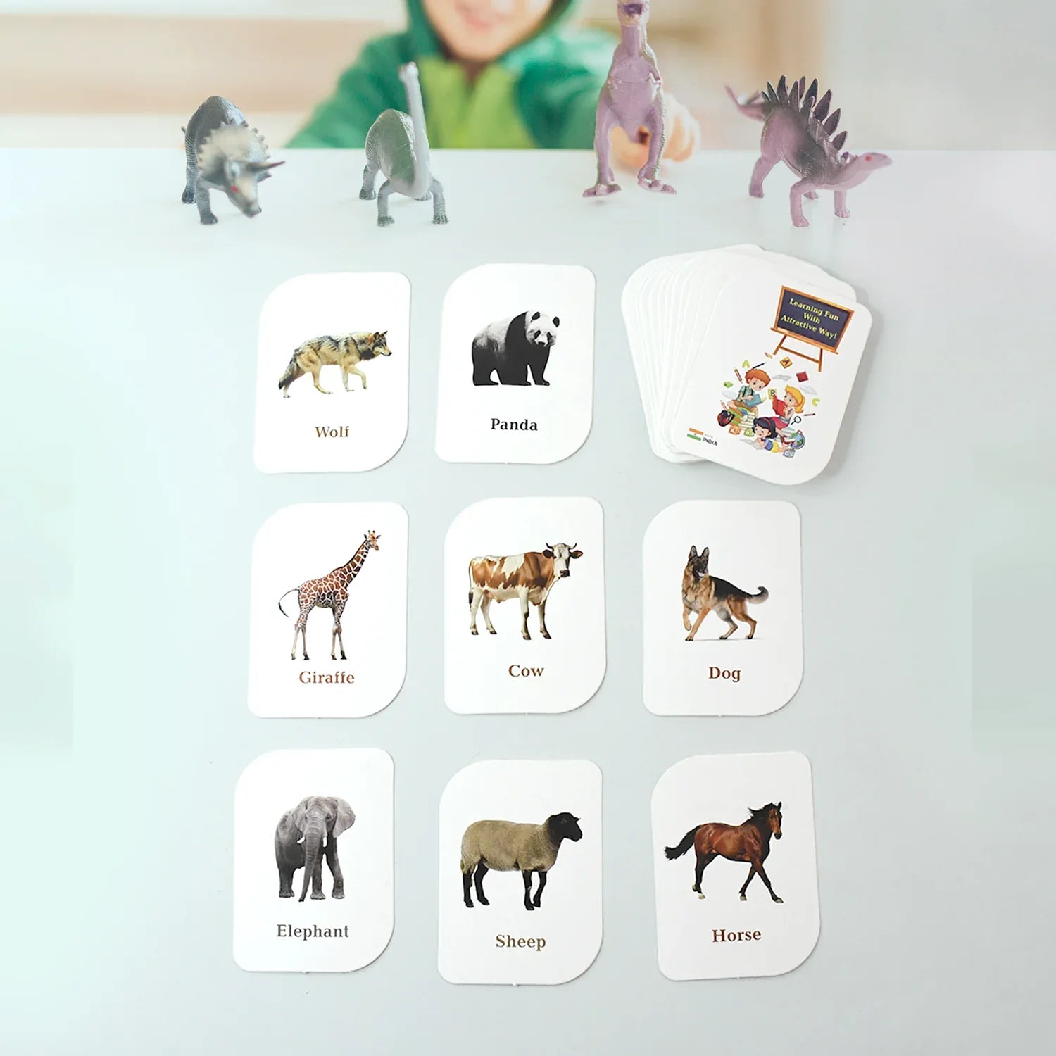 Kidkraft 32-piece Animal Flash Cards Set - Zidbik