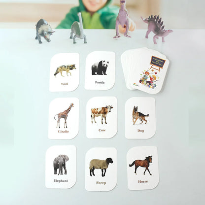 Kidkraft 32-piece Animal Flash Cards Set - Zidbik