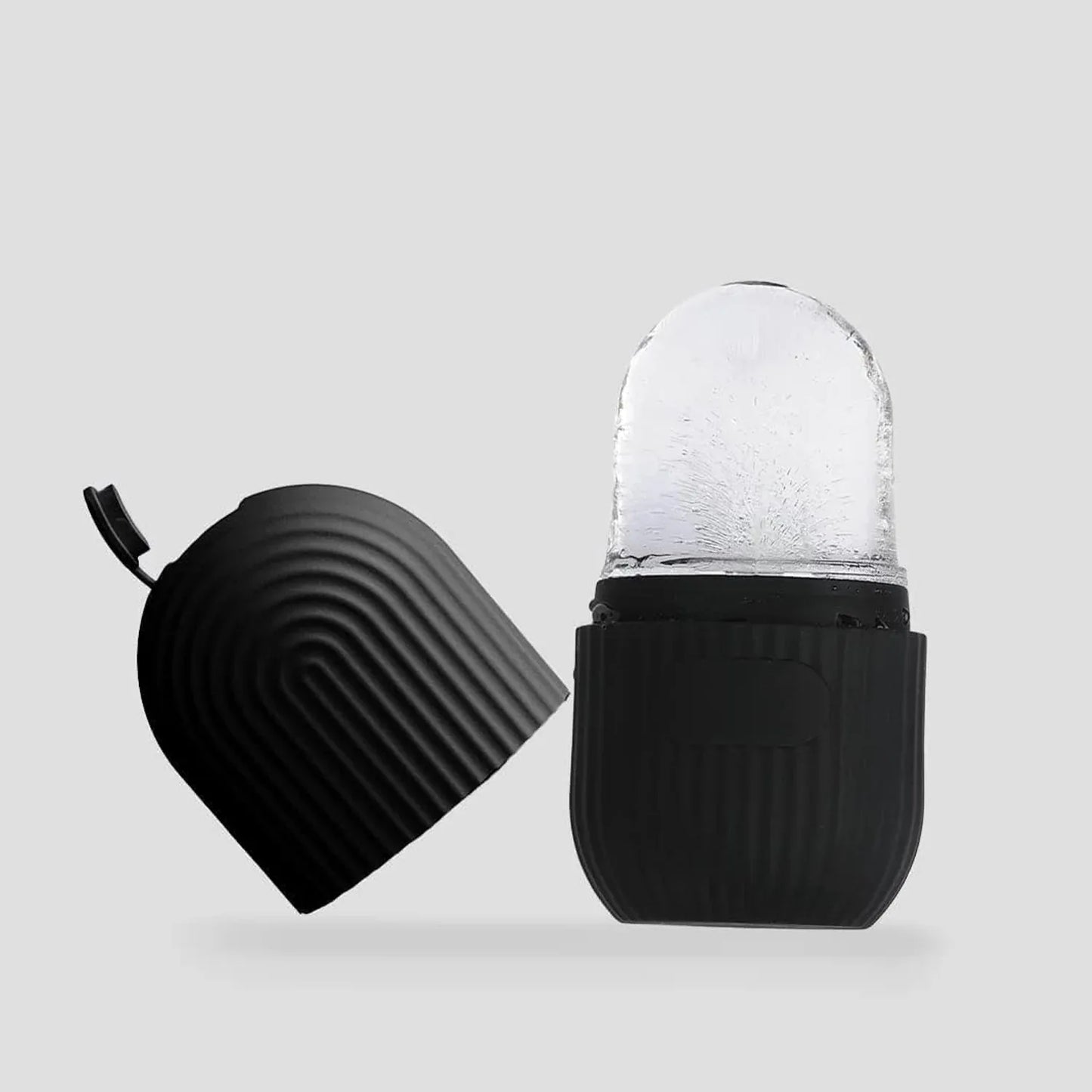 1224b Face Ice Roller Ice Roller For Face Ice Roller For Face Massager Face Ice Treatment Reduce Face Swelling And Under Eye Puffiness (Black) - Zidbik