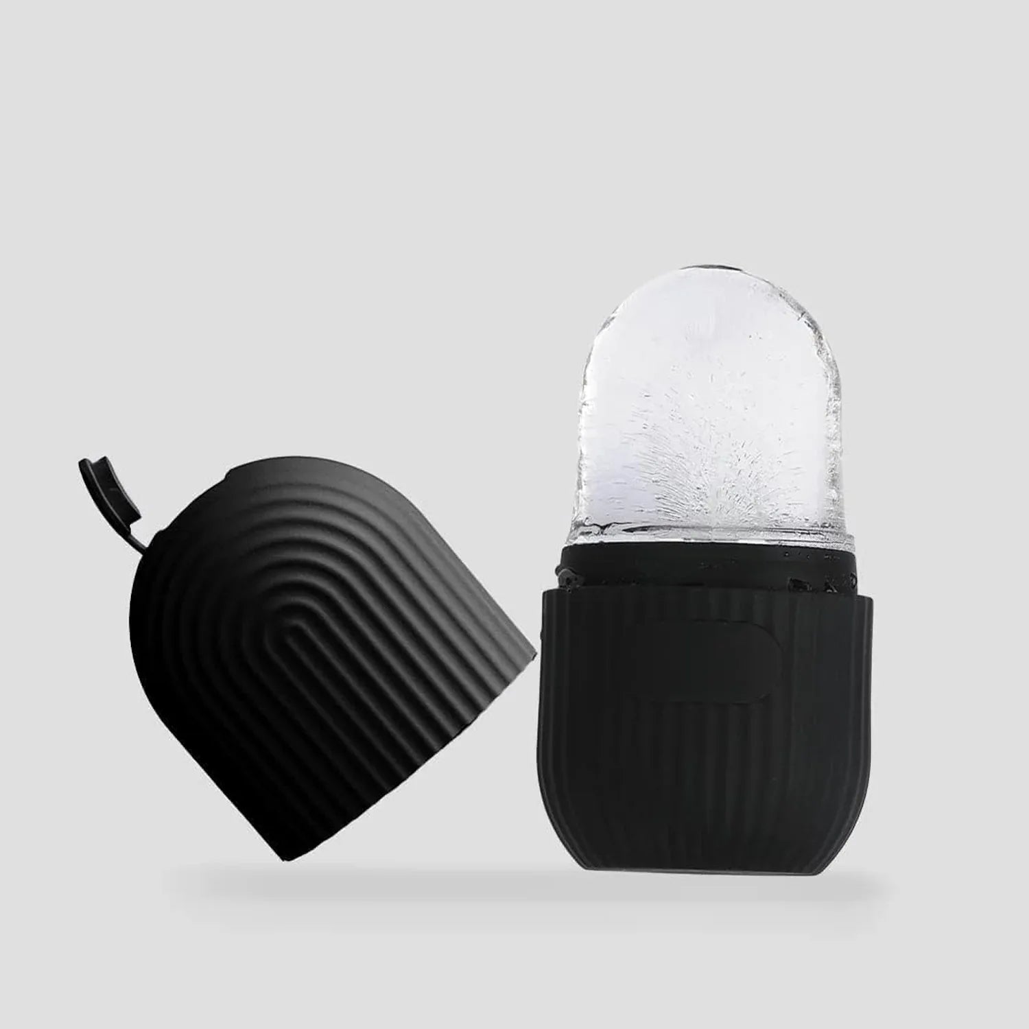 1224b Face Ice Roller Ice Roller For Face Ice Roller For Face Massager Face Ice Treatment Reduce Face Swelling And Under Eye Puffiness (Black) - Zidbik
