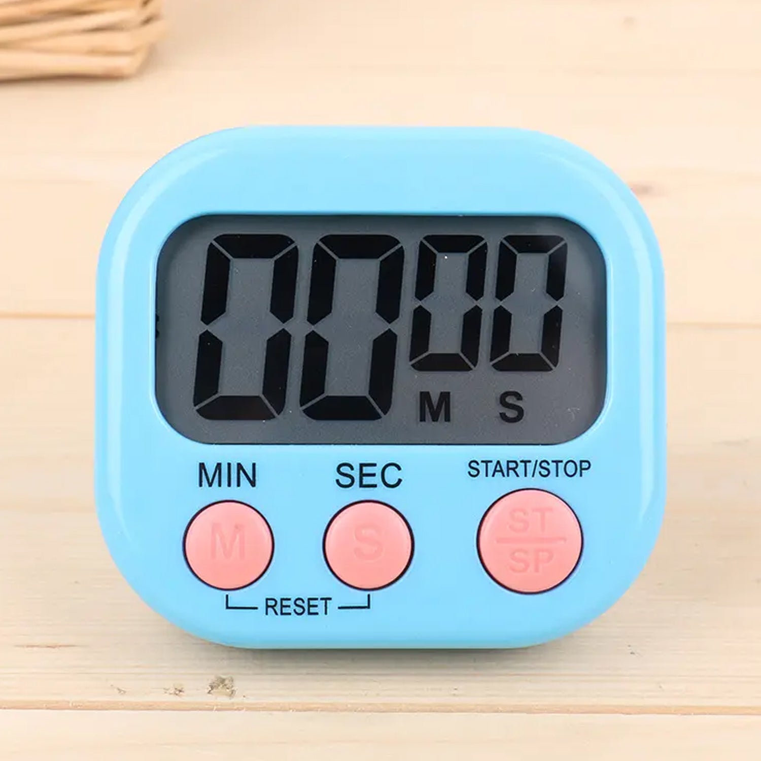 1540 Digital Kitchen Timer Clear Big Digits 0-99 Min For Cooking Office Clock - Zidbik