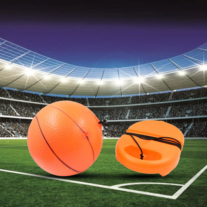 Football Rebound Ball With String (1 Set) - Zidbik