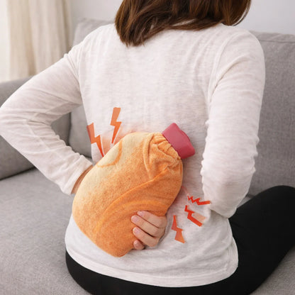Reusable Hot Water Bag With Soft Fabric Cover (1 Pc) - Zidbik