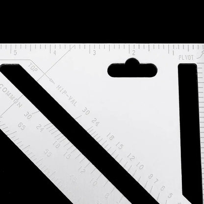 7420 Light Weight Double Side Scale Triangle Measurement Hand Tool - Zidbik