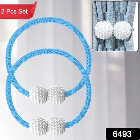 Polyester And Magnet Curtain (2 Pc) - Zidbik