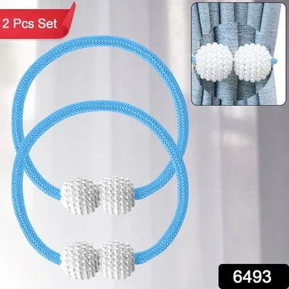 Polyester And Magnet Curtain (2 Pc) - Zidbik