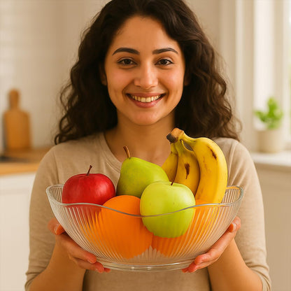 Supermom Wringo Plastic Fruit Storage Basket (1 Pc) - Zidbik