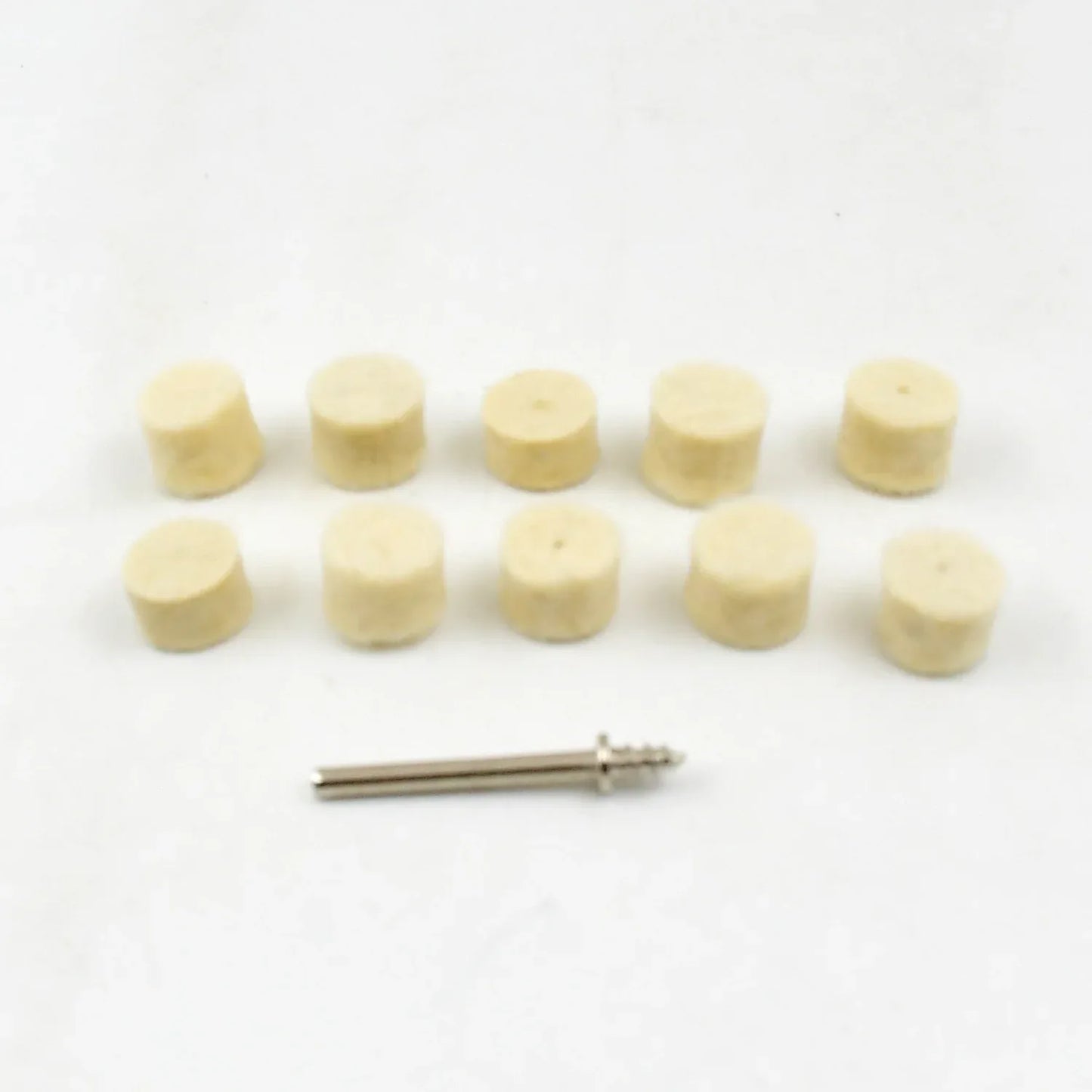 Rotary Tool Accessory Wool Felt Polishing Pad Felt (11 Pcs Set) - Zidbik