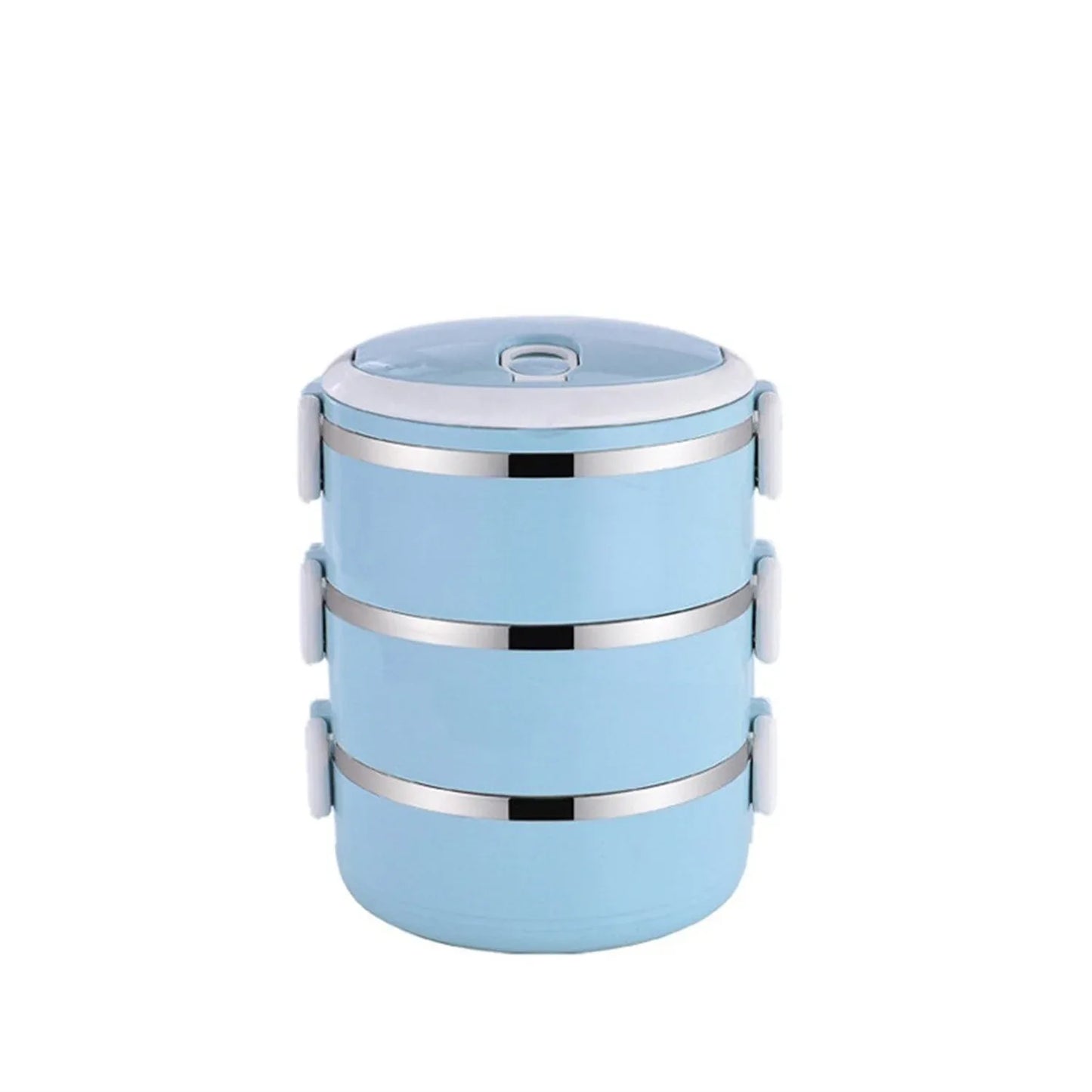 2872 Multi Layer Stainless Steel Hot Lunch Box (3 Layer) - Zidbik