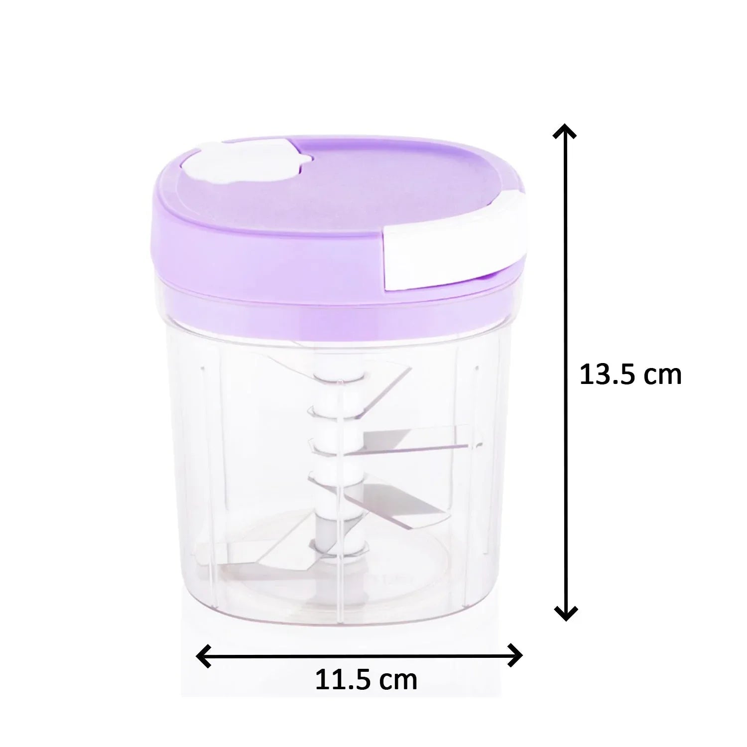 2670 2 In 1 Handy Chopper And Slicer Used Widely For Chopping And Slicing Of Fruits Vegetables Cheese Etc. Including All Kitchen Purposes. - Zidbik