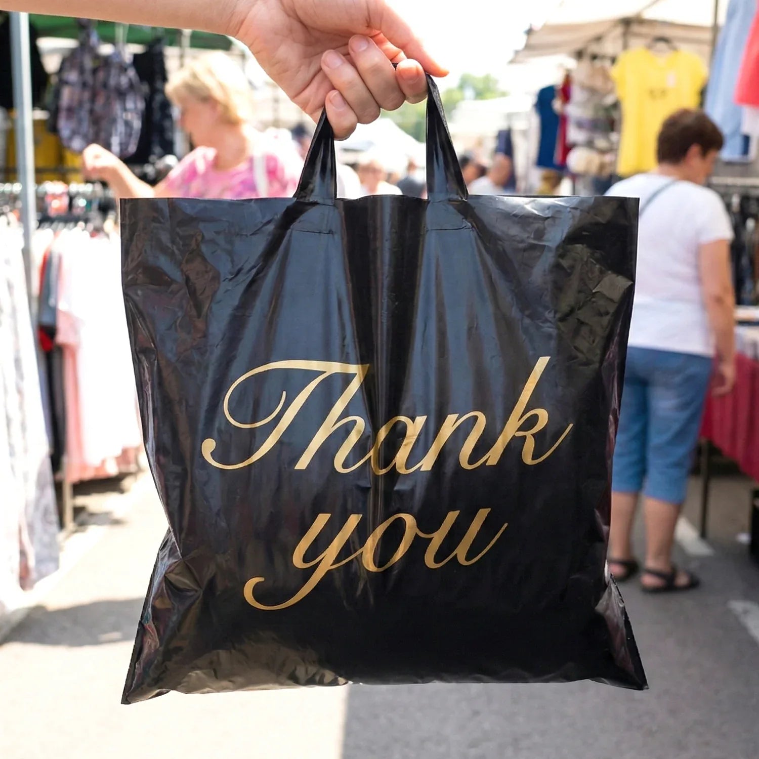 Premium Thank You Printed Carry Bag (2534 Cm 1 Pc) - Zidbik