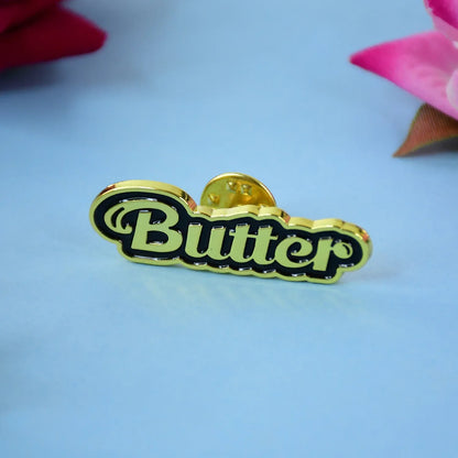 Stylish Metal Badge Pin Single Piece (Random Design) - Zidbik