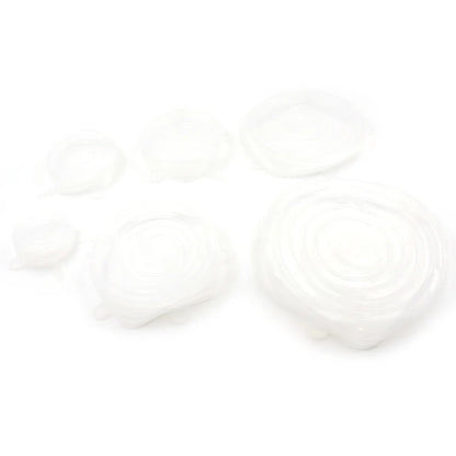 Reusable Stretchable Food Cover Set (6 Pc) - Zidbik