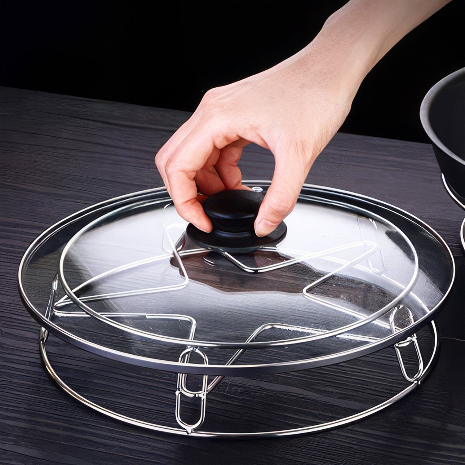 Heavy Duty Stainless Steel Gas Stove Stand (1 Pc) - Zidbik