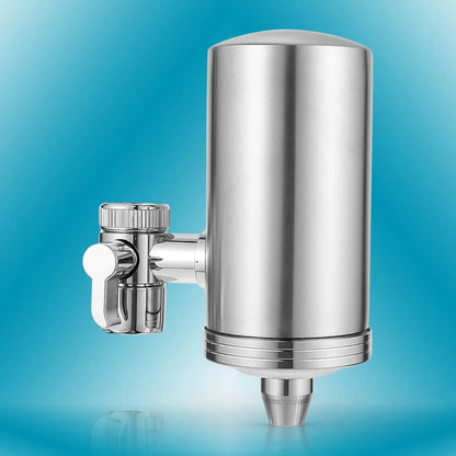 304 Stainless Steel Faucet Mount Water Filter Water Purifier (1 Set) - Zidbik