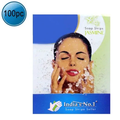 1311 Fresh Paper Soap Strips Traveling Hand Wash With Jasmine Fragrance (100pc) - Zidbik
