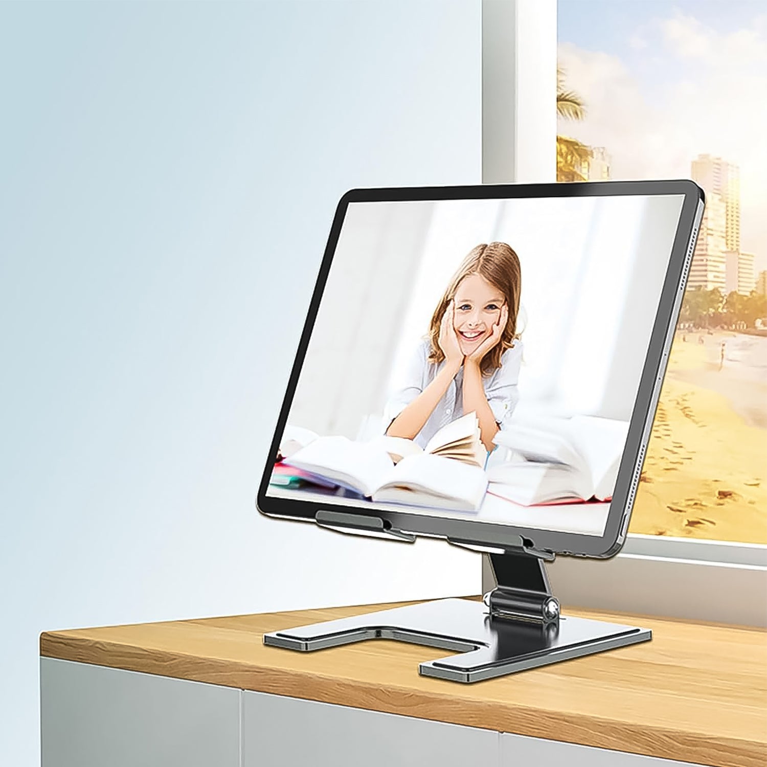 Adjustable Desktop Tablet Phone Stand Aluminium Alloy Stand For Phone (1 Pc) - Zidbik