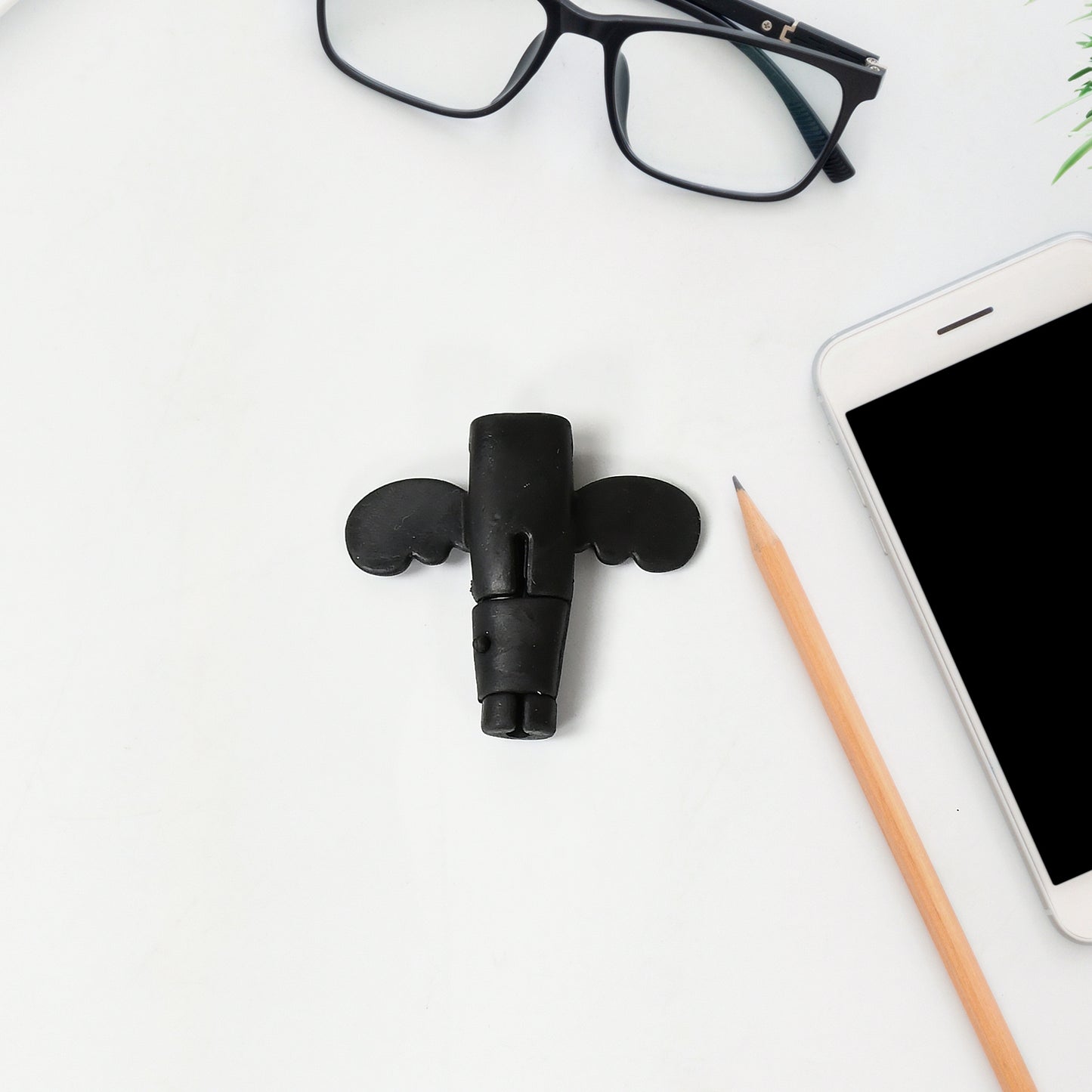 Silicone Data Cable Protector Angel Data Cable Protective Cover 2 In 1 Mobile Phone Cord Earphone Cord Saver Storage Tool - Zidbik