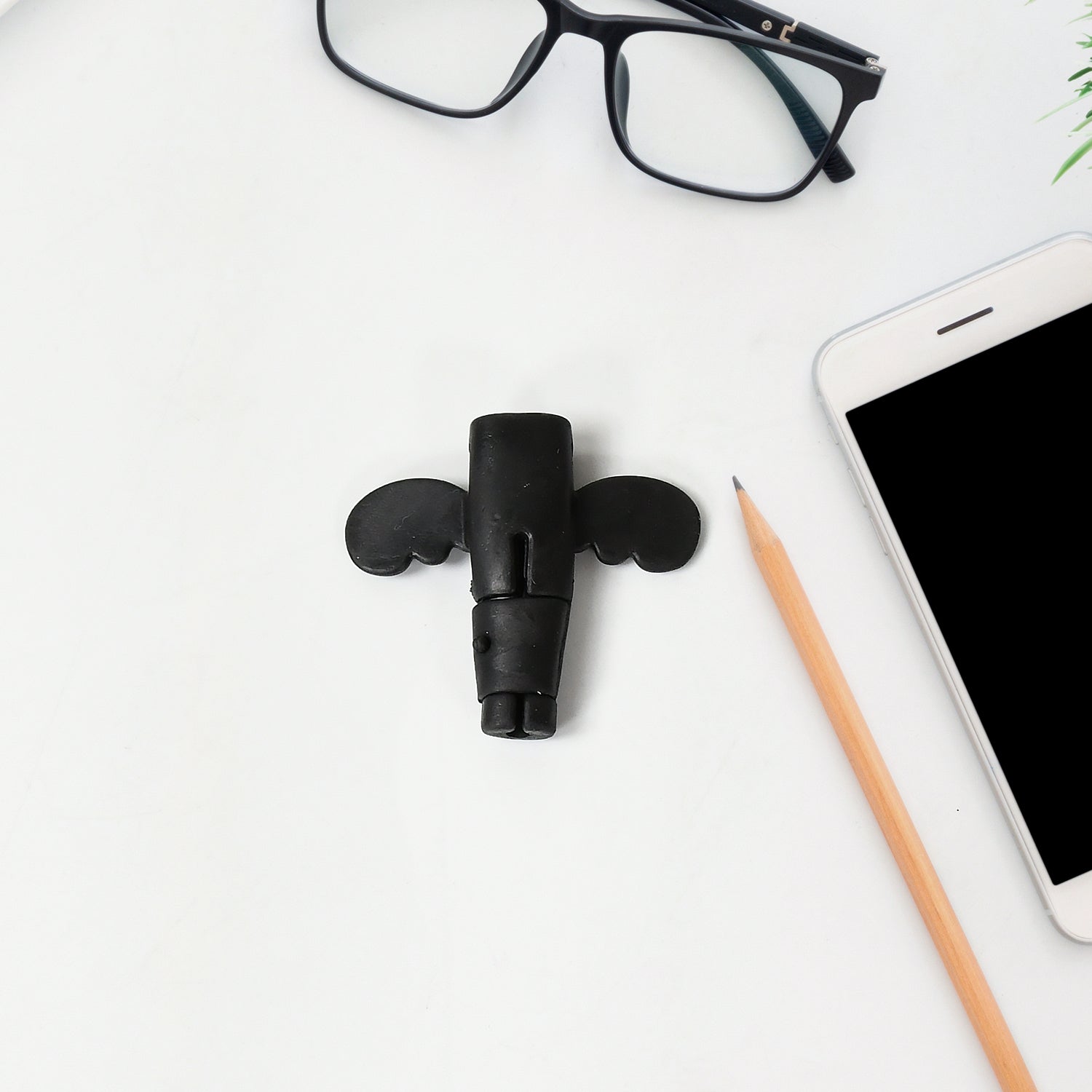 Silicone Data Cable Protector Angel Data Cable Protective Cover 2 In 1 Mobile Phone Cord Earphone Cord Saver Storage Tool - Zidbik