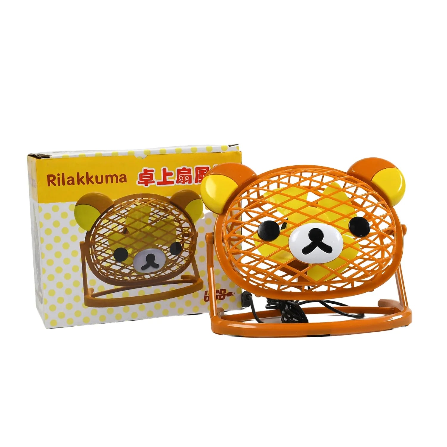 7714 Teddy Bear Portable Fan Adjustable Usb Fan Suitable For Home Office Car Multi Use Fan (Battery Not Include) - Zidbik