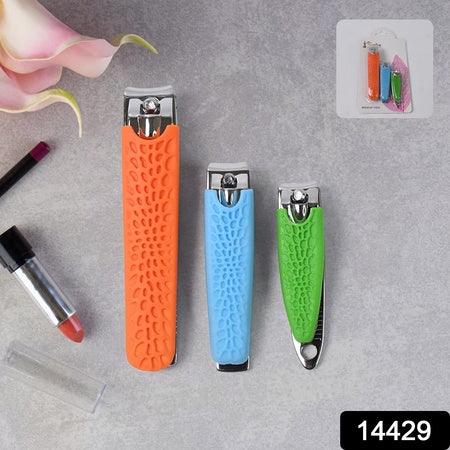3 In 1 Nail Clipper Set Compact Nail Cutter Big Size And Small Sizes - Zidbik