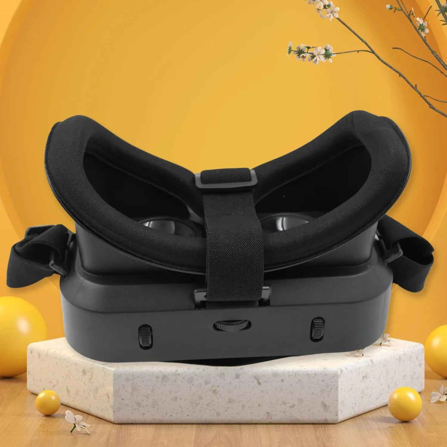 12837 3d Vr Headset Compatible With Iphone  Android Virtual Reality Vr Goggles For 3d Vr Movies Video Games (1 Pc) - Zidbik