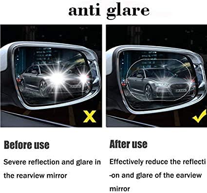 7552 Anti Fog Anti Scratch Interior Rearview Car Mirror Film Waterproof Hd Clear Protective Sticker Film For Safe Driving Car Mirrors Side Windows - Zidbik