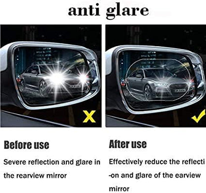 7552 Anti Fog Anti Scratch Interior Rearview Car Mirror Film Waterproof Hd Clear Protective Sticker Film For Safe Driving Car Mirrors Side Windows - Zidbik