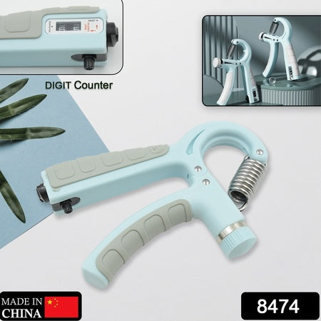 Gym Fitness Hand Grip Men Adjustable Finger Heavy Exerciser Strength For Muscle Recovery Hand Gripper Trainer Strengthener (1 Pc) - Zidbik