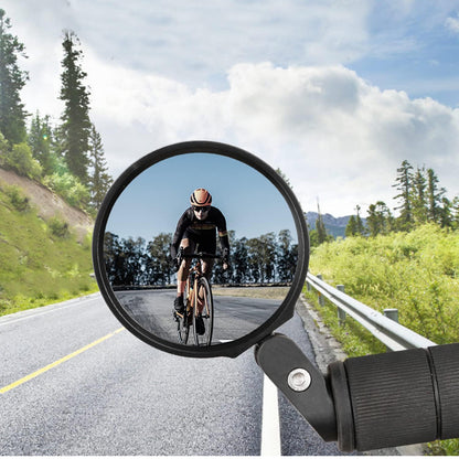 8505 Bar End Bike Mirror Safe Rearview Mirror 360 Rotatable  Foldable Safety Bicycle Rear View Mirror Mirror Durable Bike Mirror (1 Pc) - Zidbik