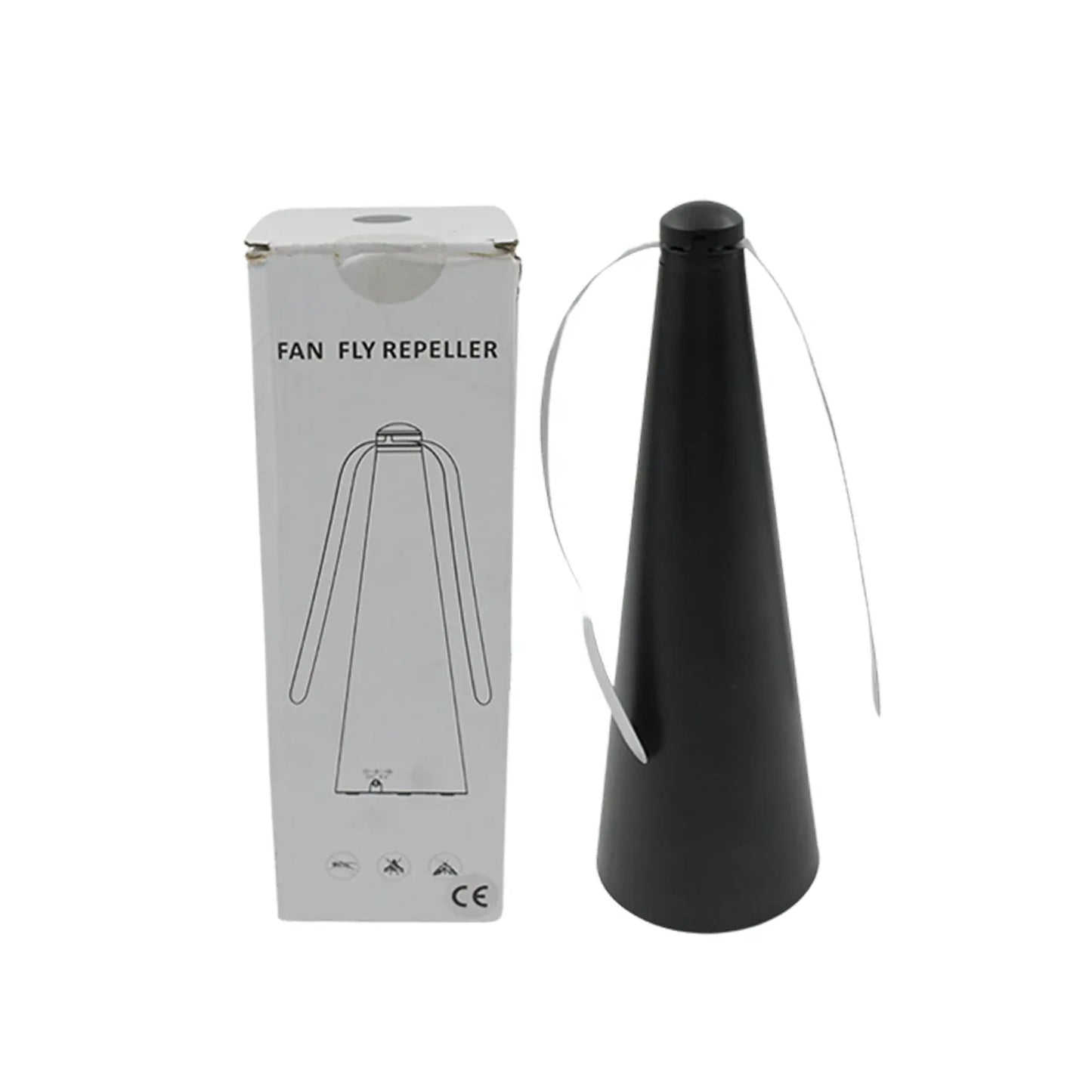 8416 Fly Protection Fan Fly Repellent Fan Non-chemical Best Solution Flies Portable Fly Protection Fan Battery And Usb Operated Table Top Insect Fly Fan For Indoor And Outdoor Use (Battery Not Included) - Zidbik