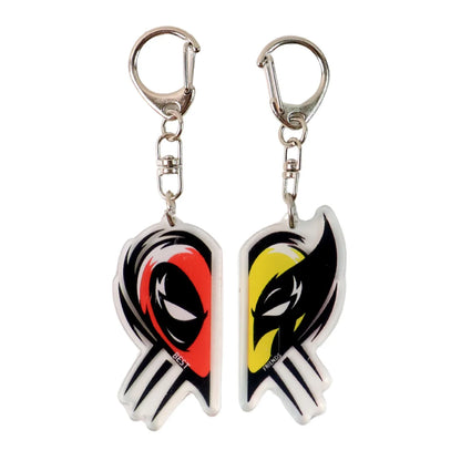 2-in-1 Best Friends Matching Acrylic Breakable Keychain - Zidbik