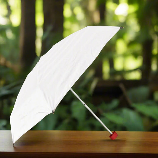 3-fold Sun Rain Protective Solid Foldable Umbrella (1 Pc) - Zidbik