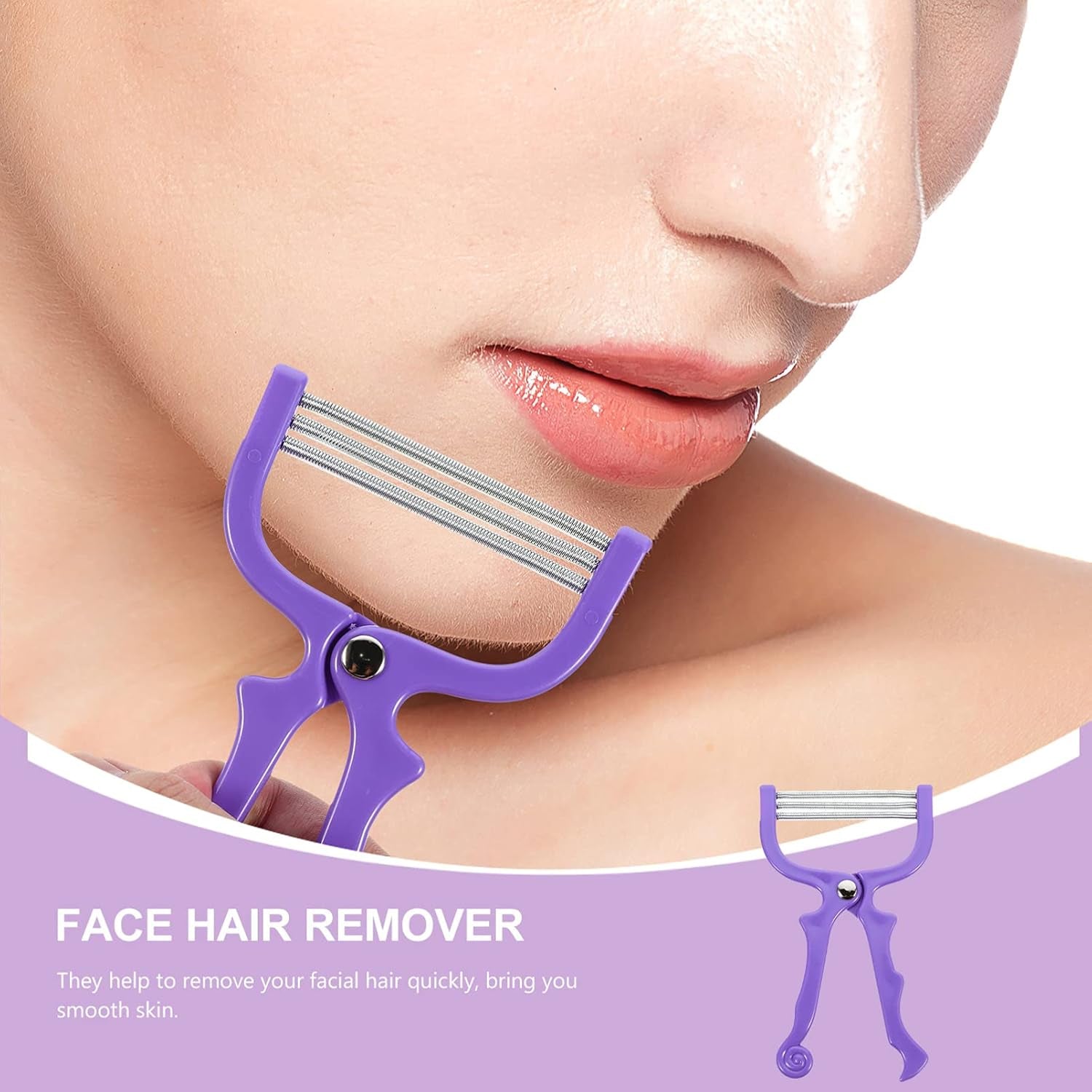 Facial Hair Remover Depilator Threading Hair Removal Face (1 Pc) - Zidbik